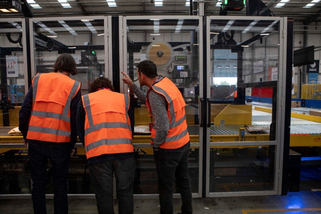 Amazon Sustainability Accelerator 2024. Visita de las start-ups a un centro logístico. 