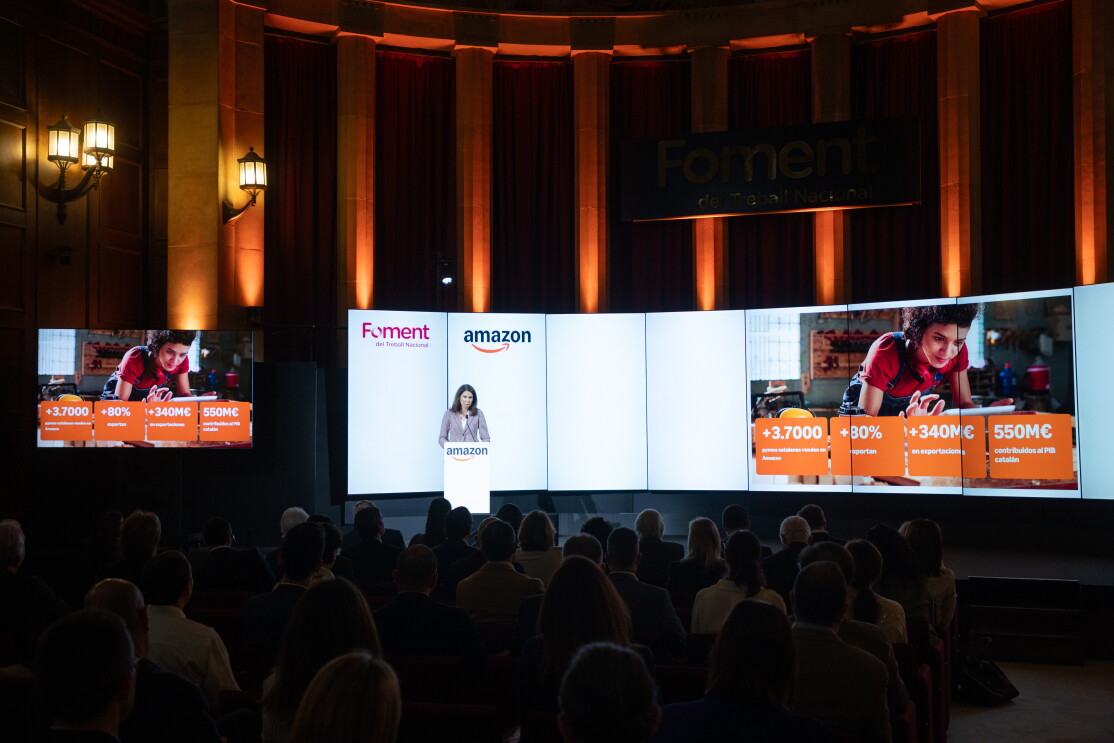 Amazon y Cataluña: innovación, talento y futuro compartido, Foment del Treball en Barcelona y Amazon