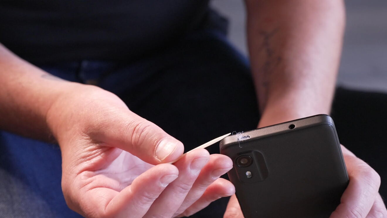 Using a toothpick can clear your phone’s charging port