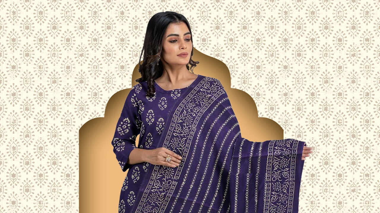 Ajrak Salwar