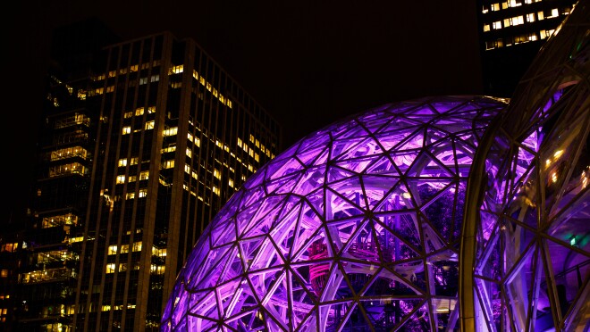 紫色的特奥会的球体