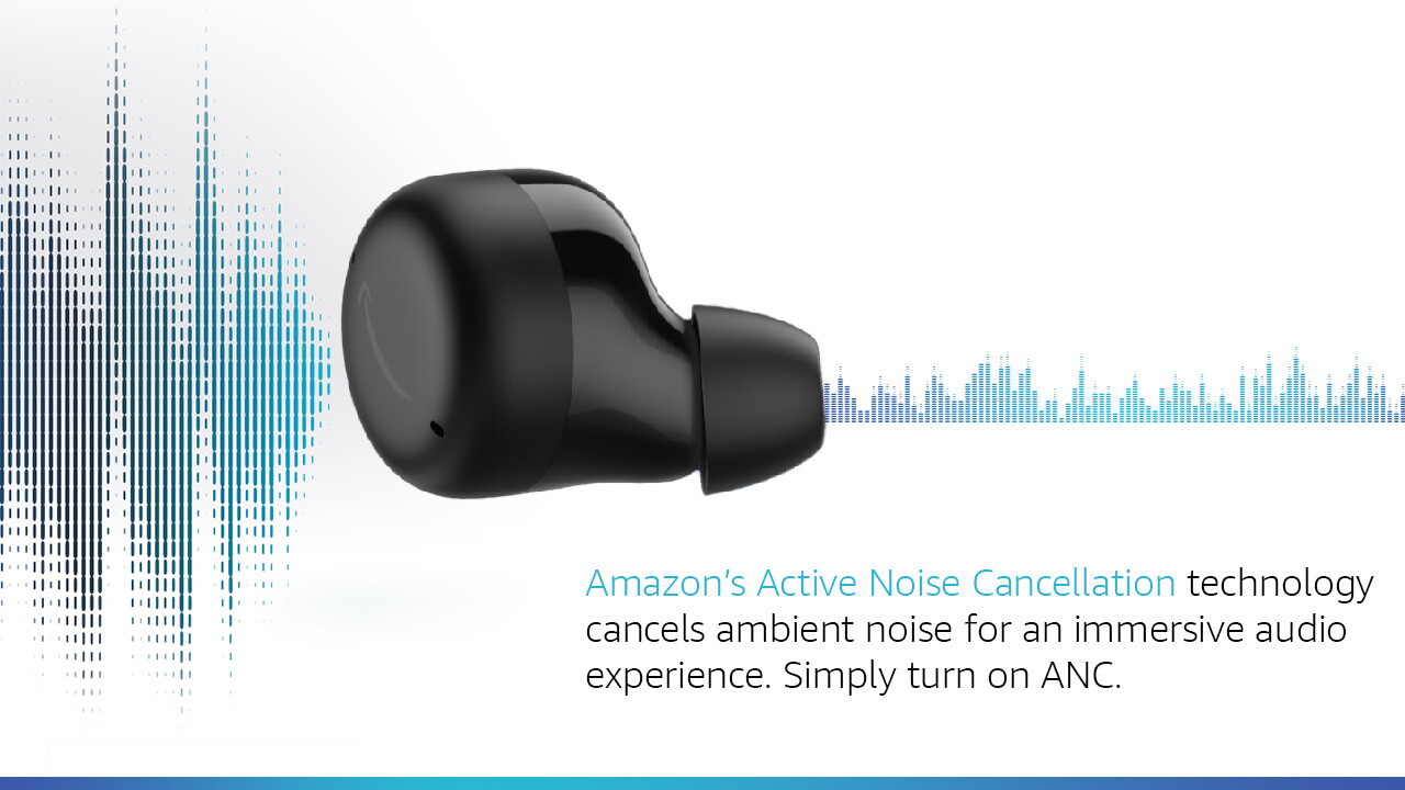 Amazon's Active Noise Cancellation Technology at work.