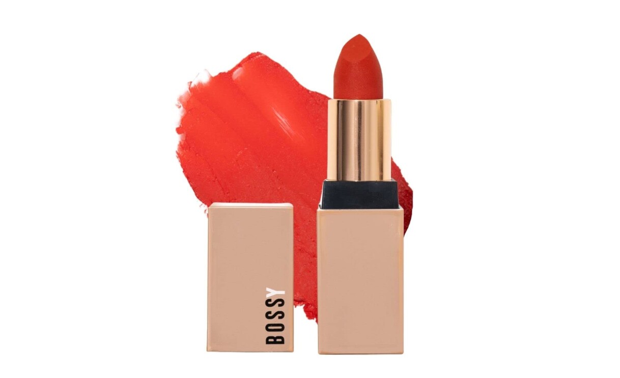 A product image of a lipstick from Bossy Cosmetics.