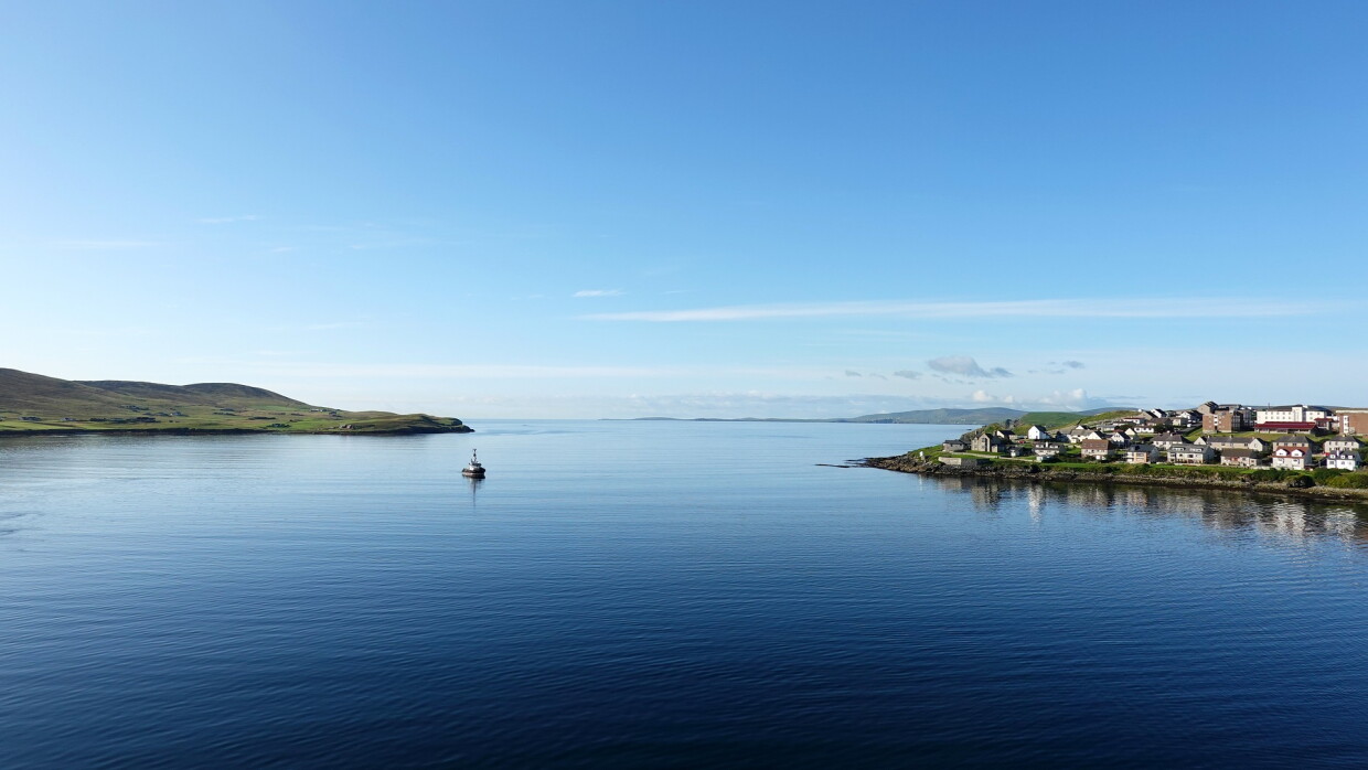 Scenery of the Shetland Islands 