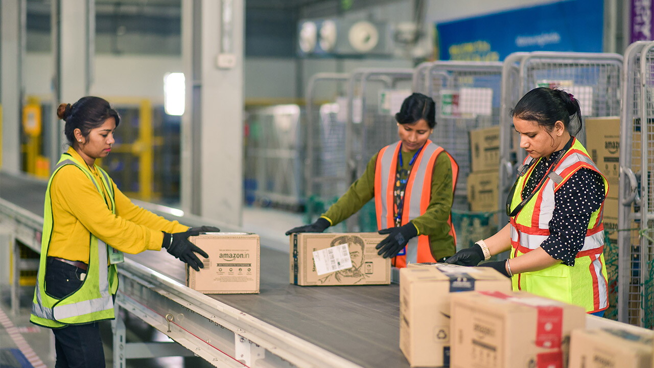 Amazon’s Sorting Area