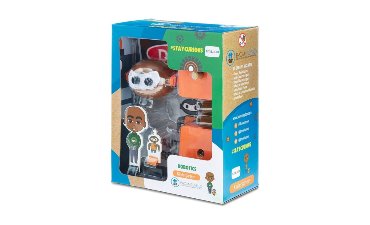 A product image of a STEAM play kit from Brown Toy Box.