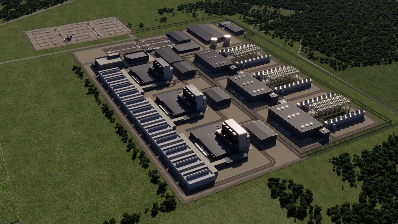 SMR renderings of new nuclear facility in Indiana