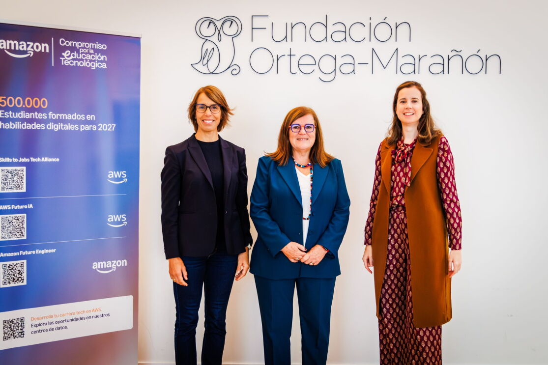 Más de 280.000 estudiantes formados en competencias digitales y seis docentes reconocidos a través del Compromiso de Amazon por la Educación Tecnológica en España