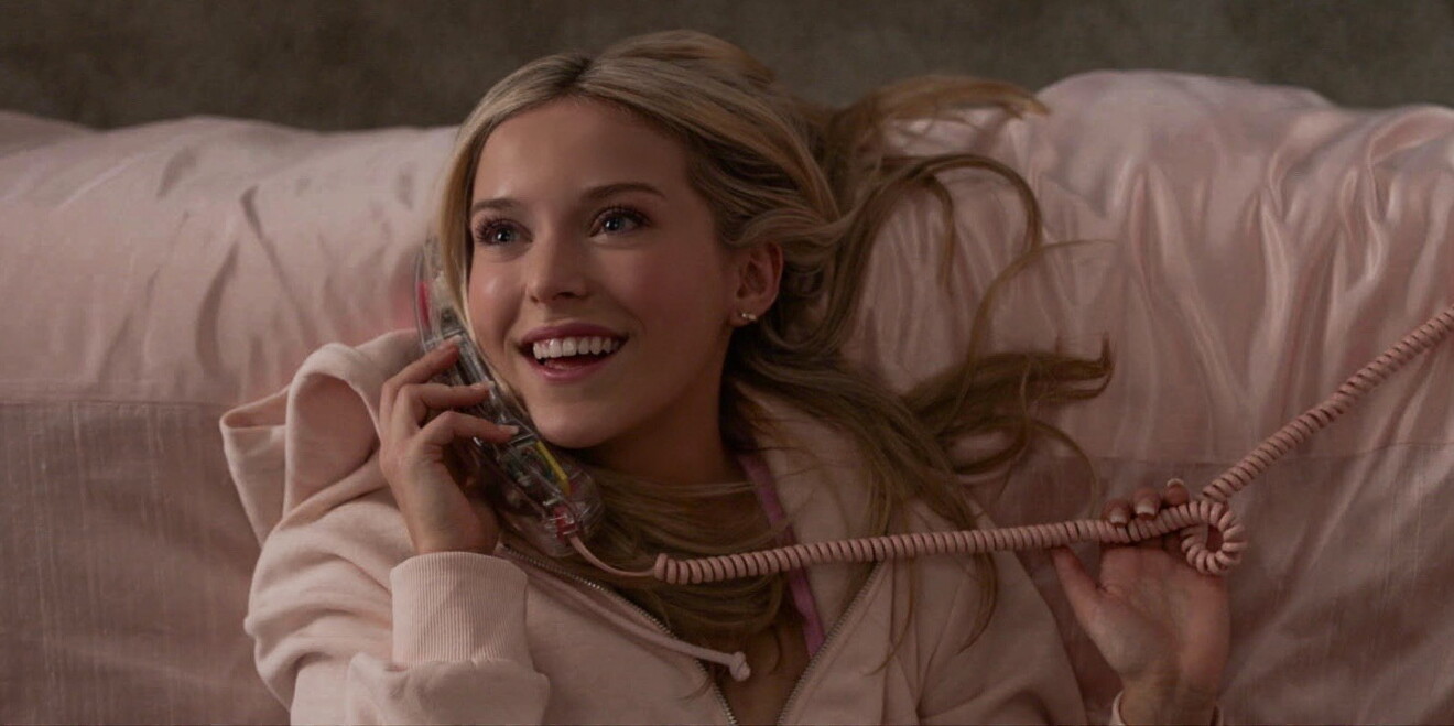 girl on phone