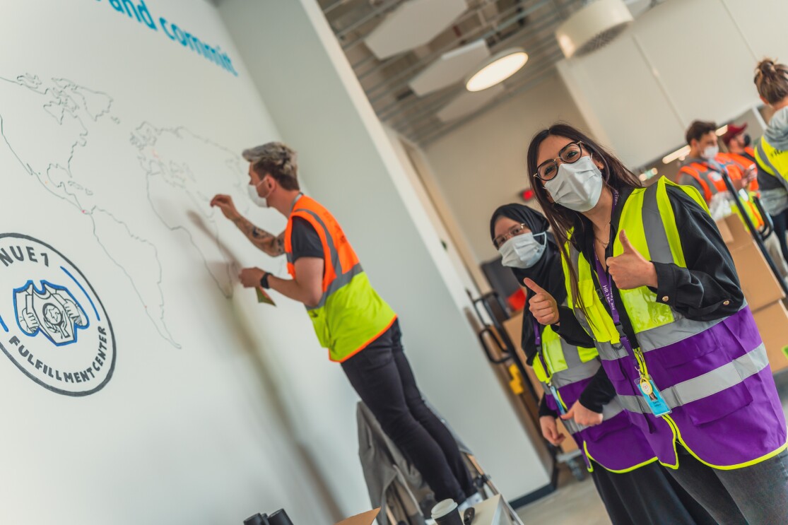 Mitarbeiter:innen in Hof-Gattendorf.