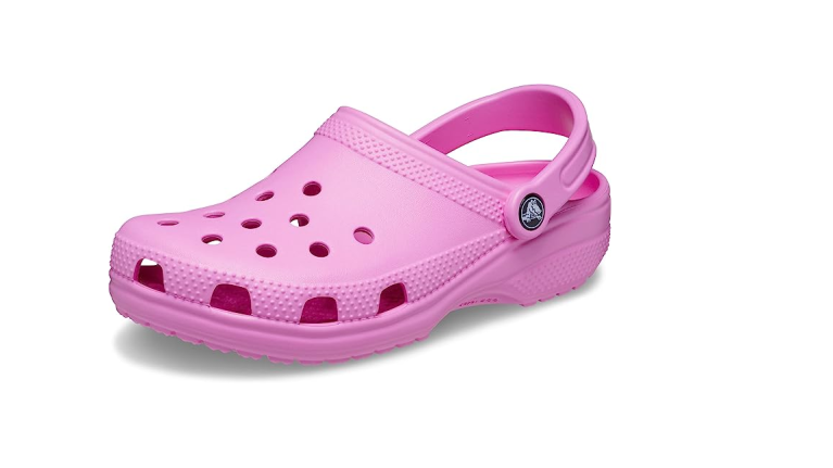 Pink crocs