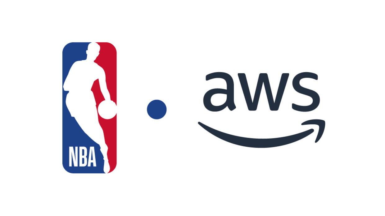 NBA x AWS Logo 1