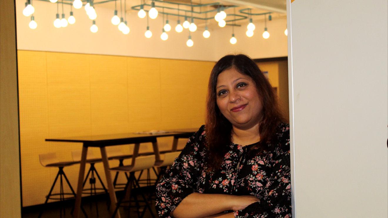 meera narayan at office