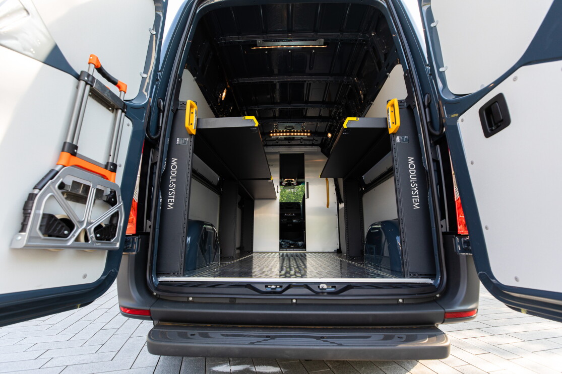Interior of the Mercedes-Benz eSprinter