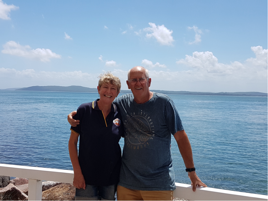 Garry Tierney and his partner, Kim Cooper 