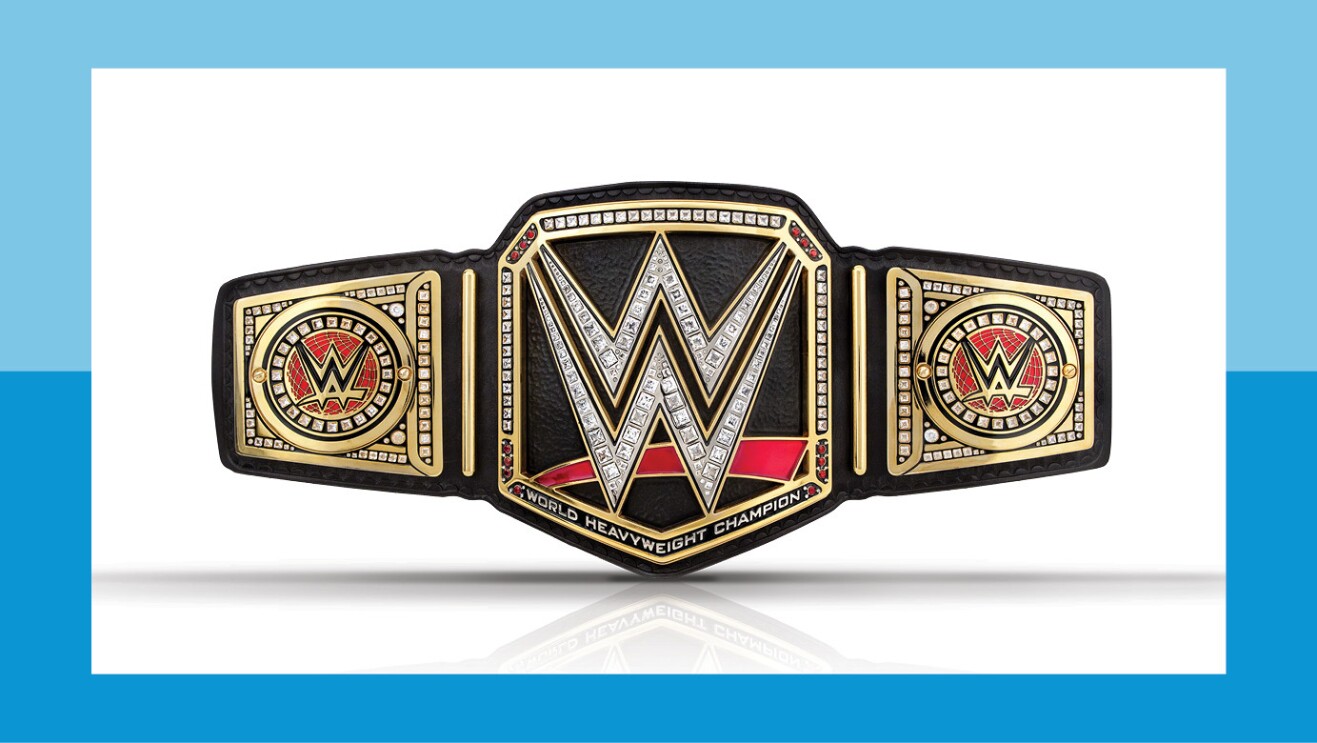 An image of the WWE belts