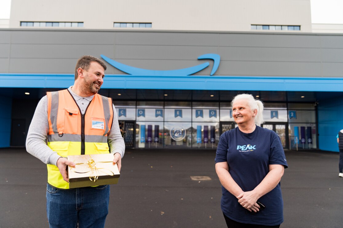 Richard with his colleague Judith