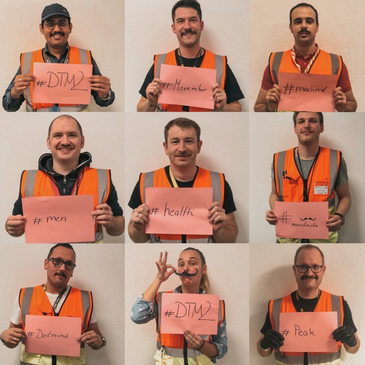 Collage: Lennart und Kollegen