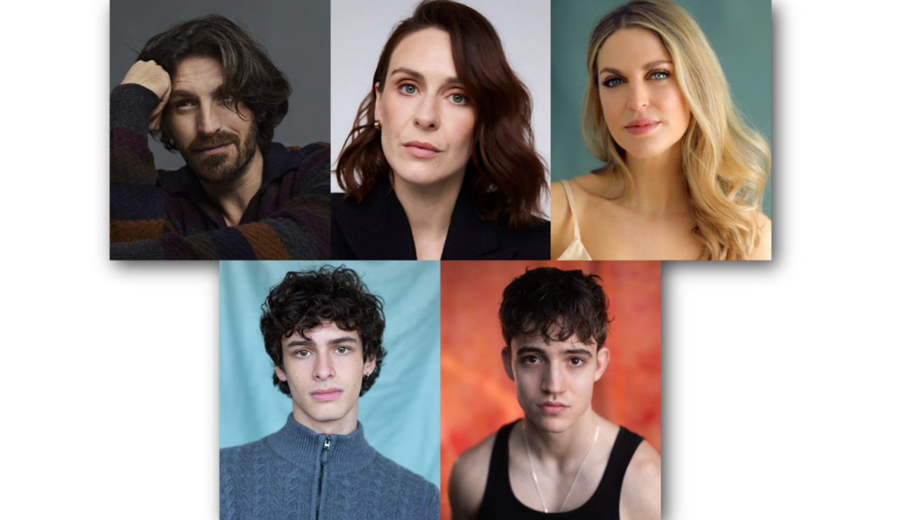 Eoin Macken, Róisín Gallagher, Amy Huberman, Jamie Schneider and James Craven Boys of Tommen cast