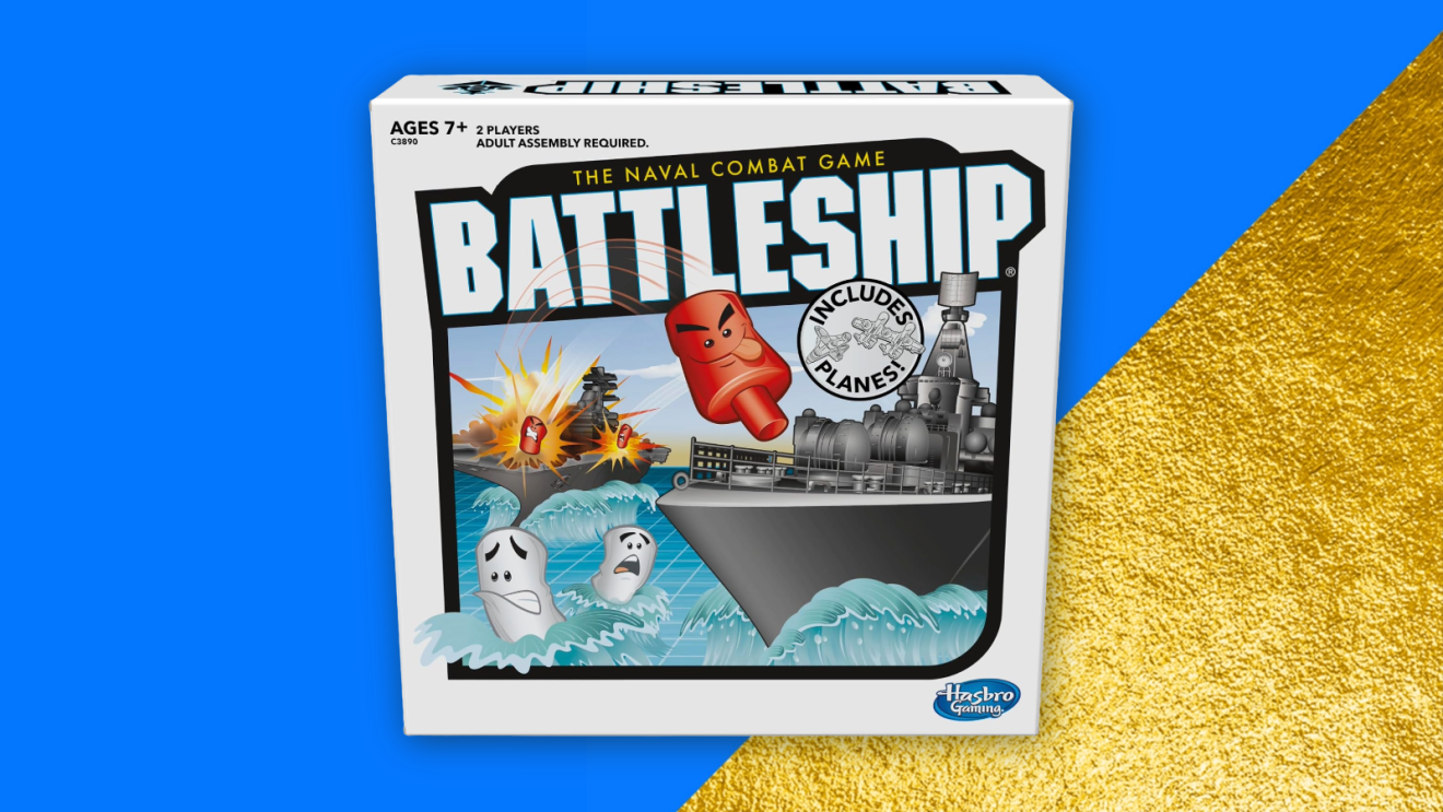Hasbro Battleship board game box featuring naval combat artwork for Amazon Prime Big Deal Days 2026