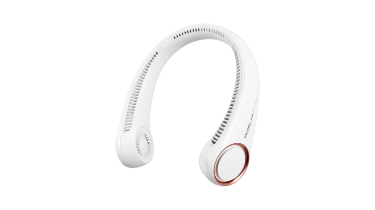 Morelax neck fan for on-the-go cooling during a heatwave