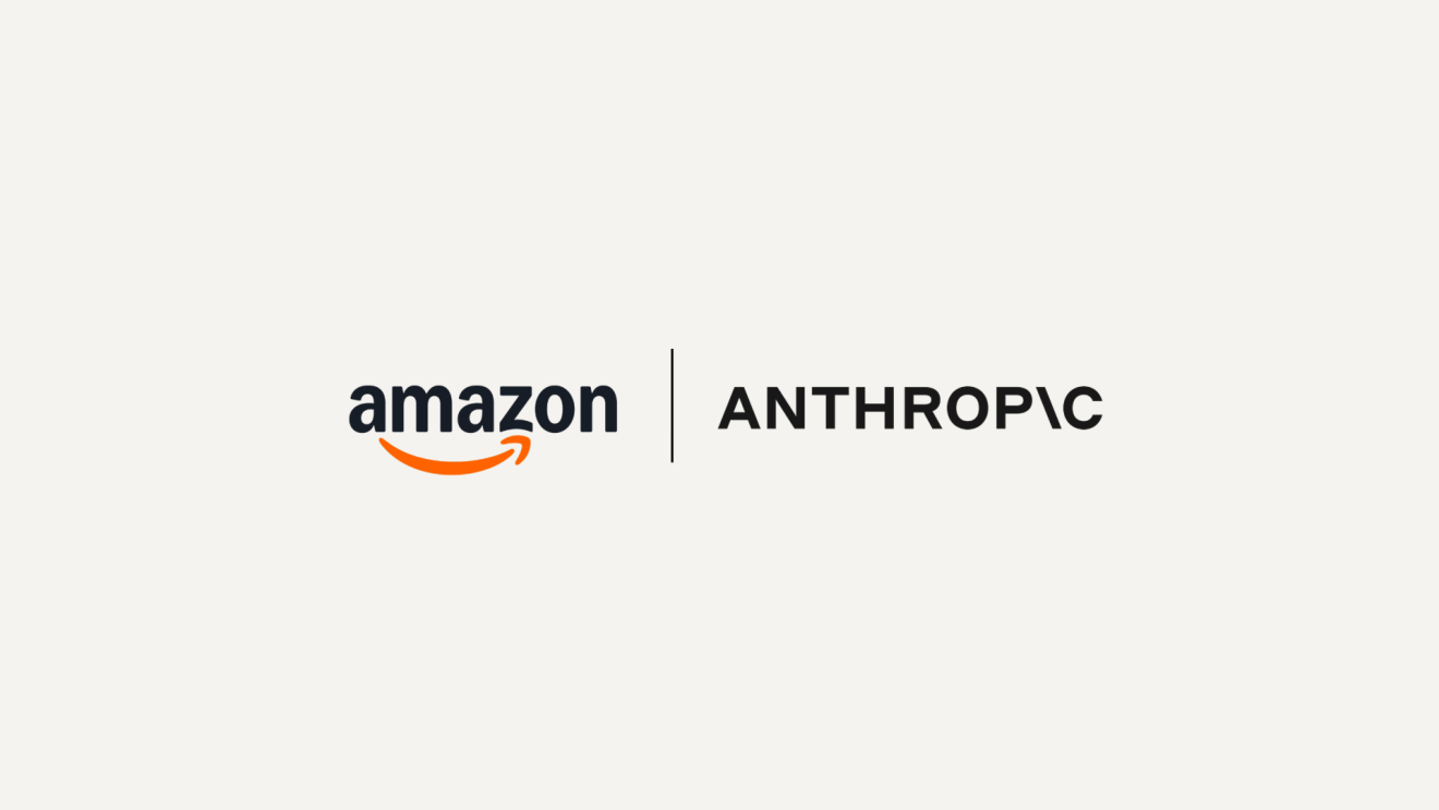 Amazon and Anthropic joint logo lockup