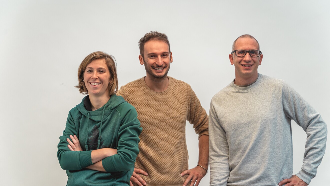 I fondatori di PlayWood: Carlotta Nizzoli, Mirco Bonilauri e Stefano Guerrieri