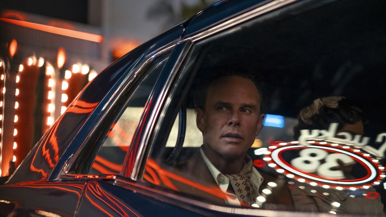 Scene from Fallout Season 2 with Walton Goggins.