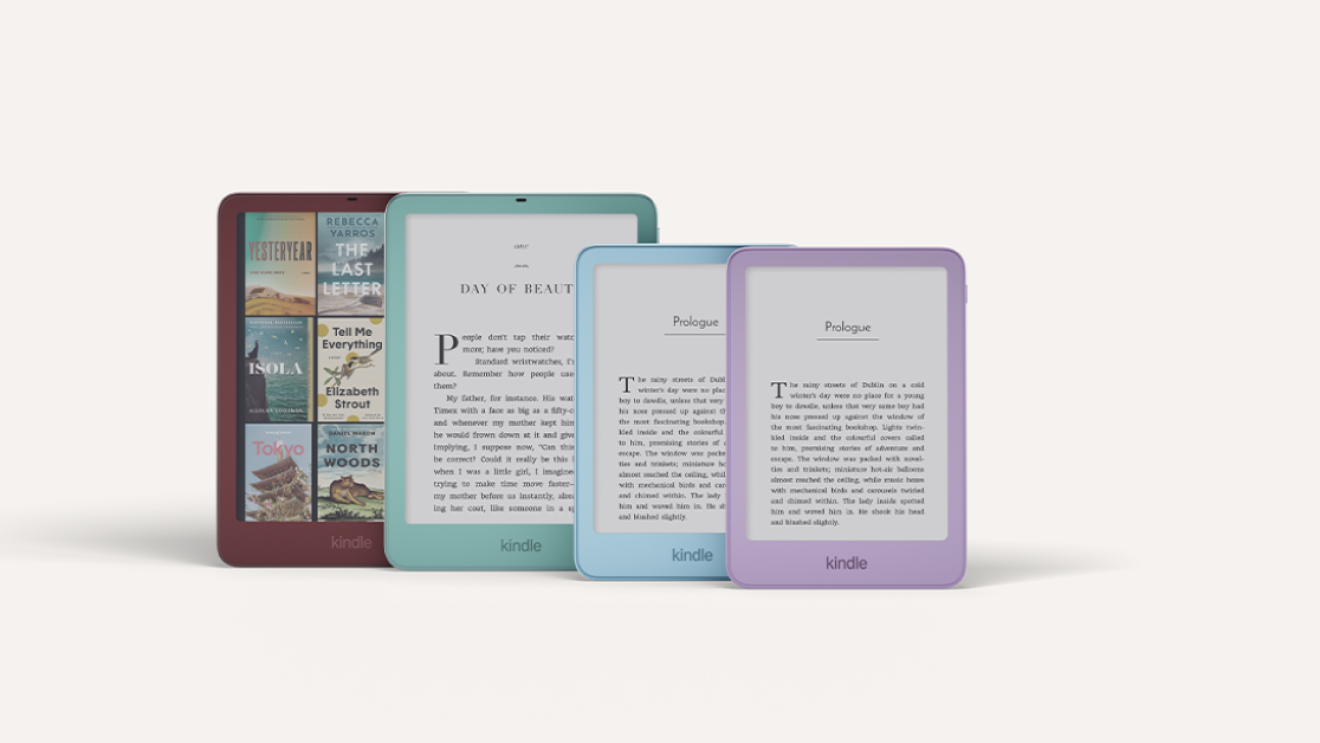 Redesigned Kindle family 