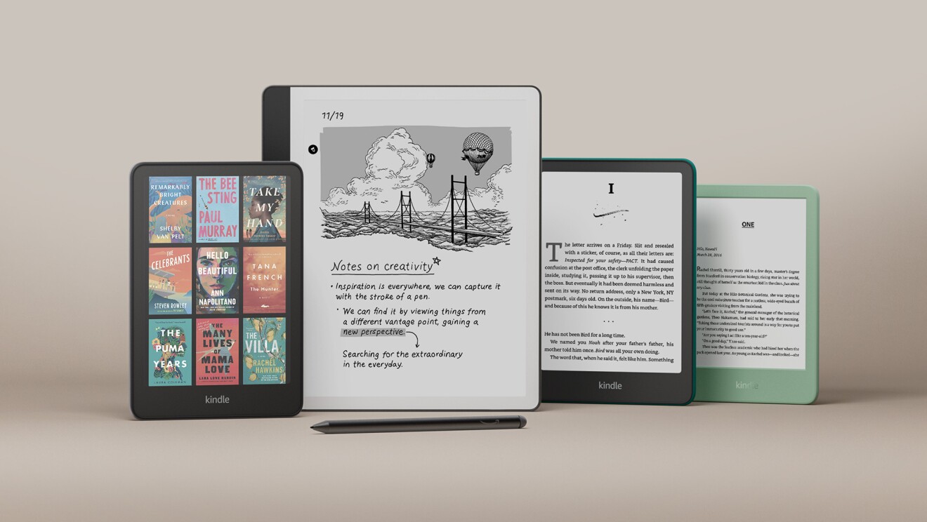 Four new Kindle devices