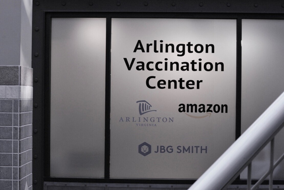 Amazon opens COVID-19 vaccine center in HQ2 location of Arlington, Virginia