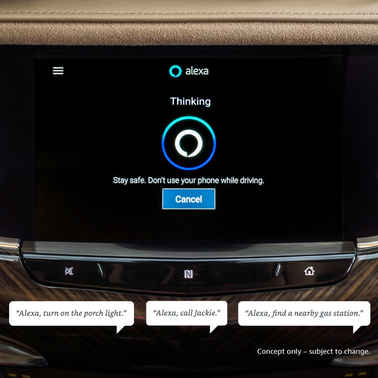 Alexa integration in GM vehicles