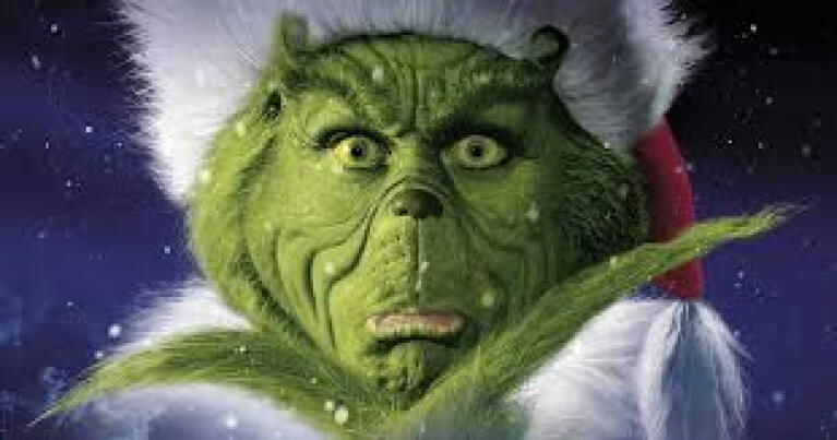 Jim Carrey im Film "Der Grinch". 