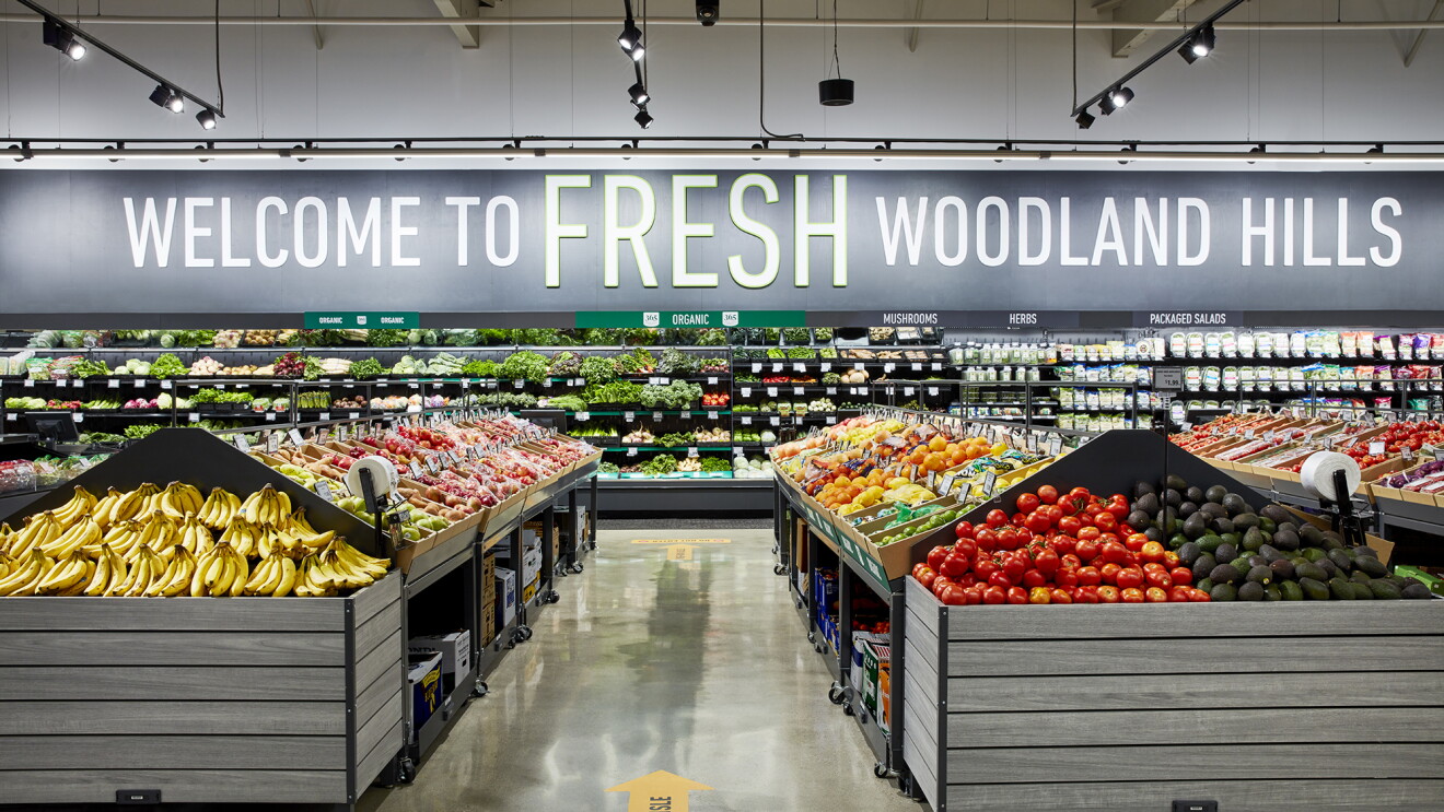 Inside an Amazon Fresh grocery store in California 