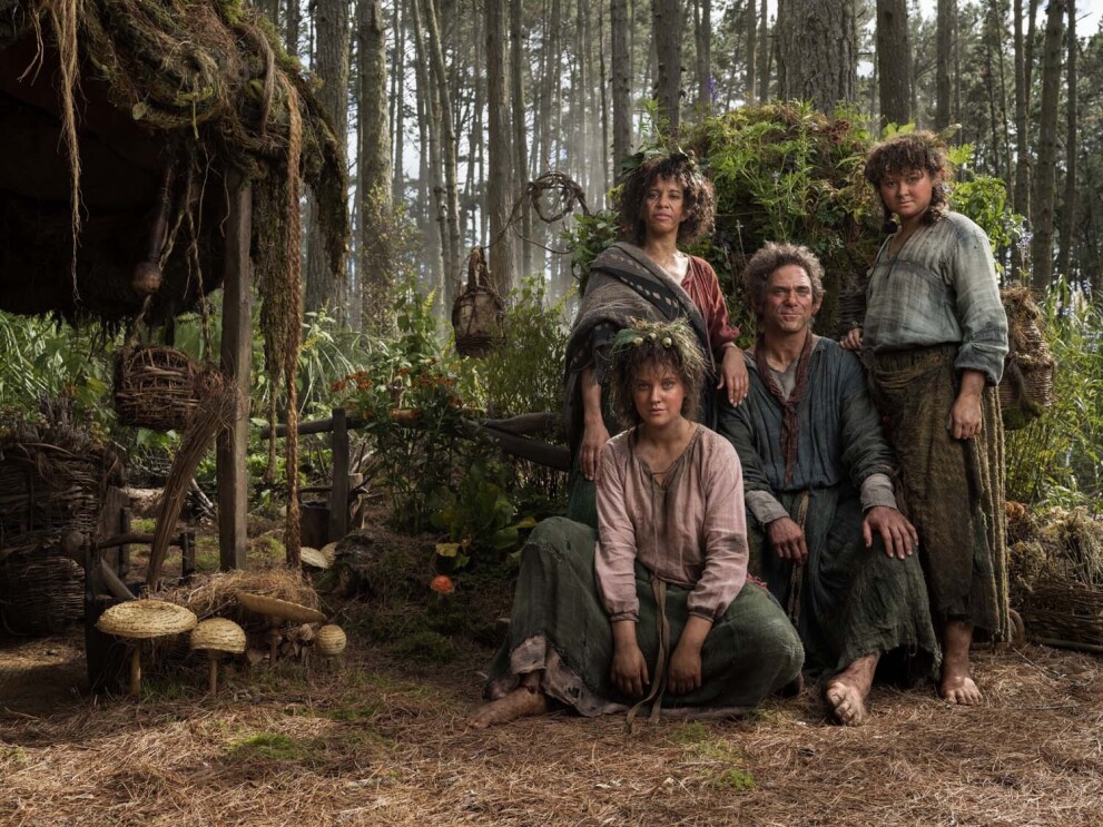 An image from a scene in the hit Prime Video series, The Lord of the Rings: The Rings of Power
