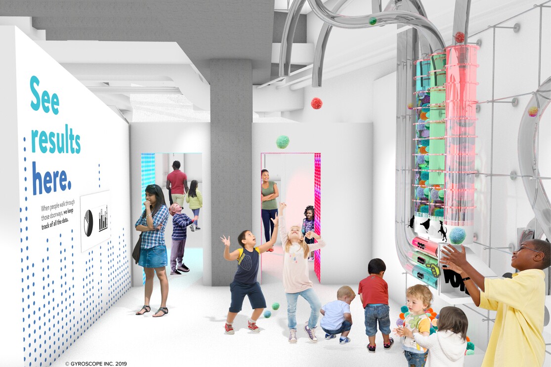 rendering of Data Science Alley at the D.C. Science Museum