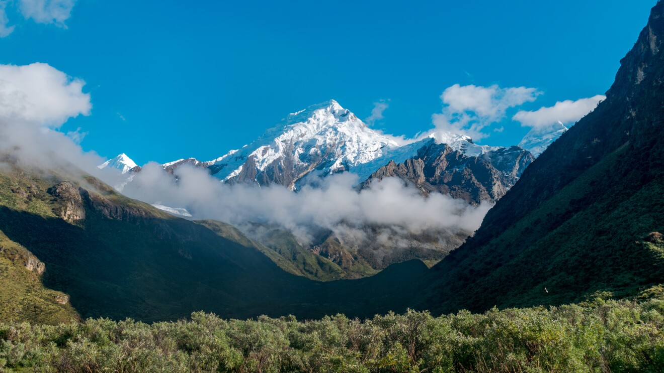 A mountain view in Peru
