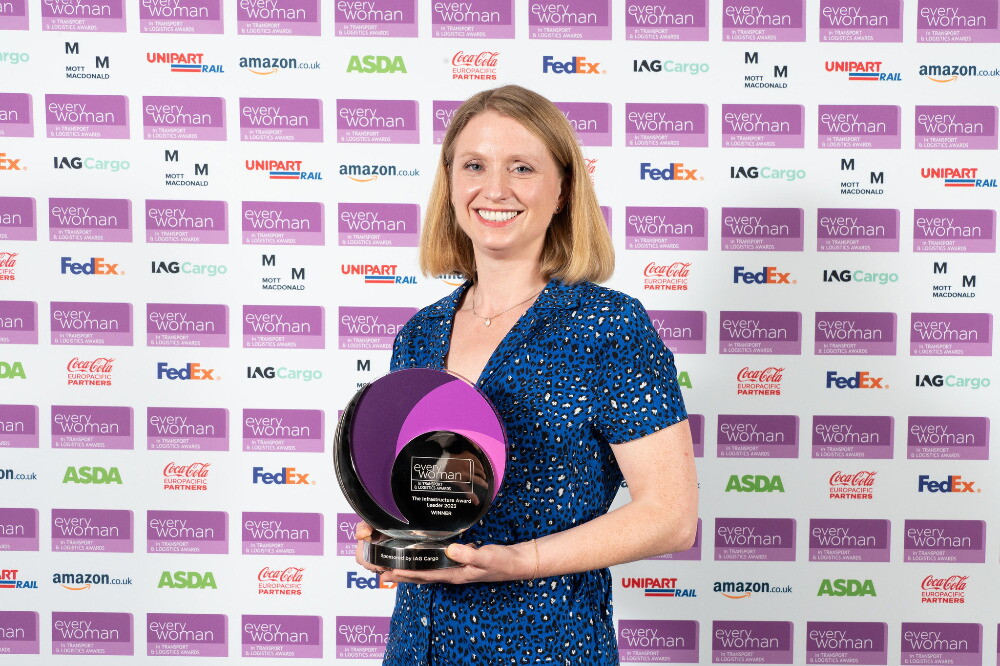 Caroline Milnes, Senior Manager of Fleet Management & Programs, won the Infrastructure Leader Award.