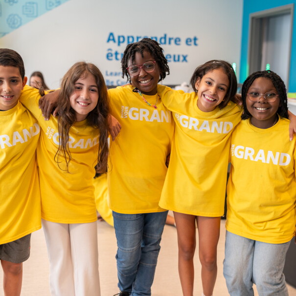 Students in Yellow Shirts