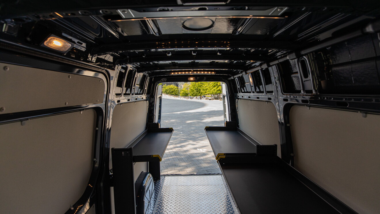 Interior of the Mercedes-Benz eSprinter