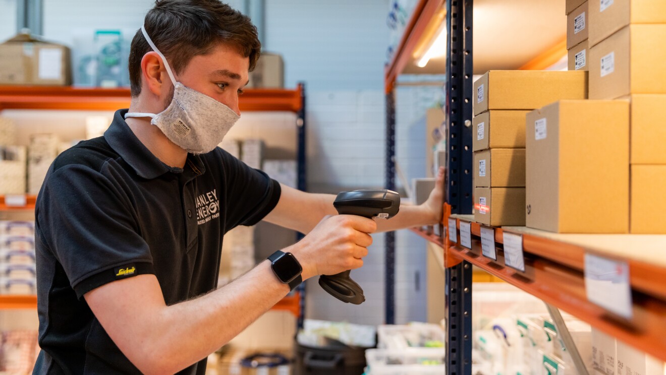 Photos of Hanley Energy employees at work