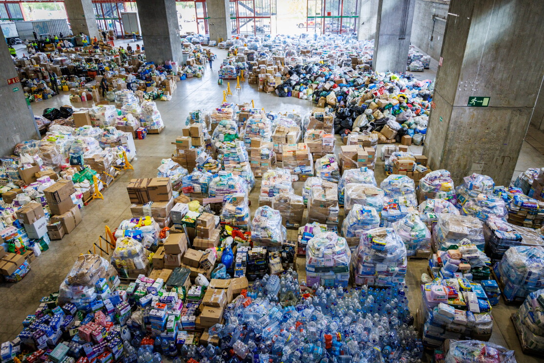 disaster relief hub, valencia floods 