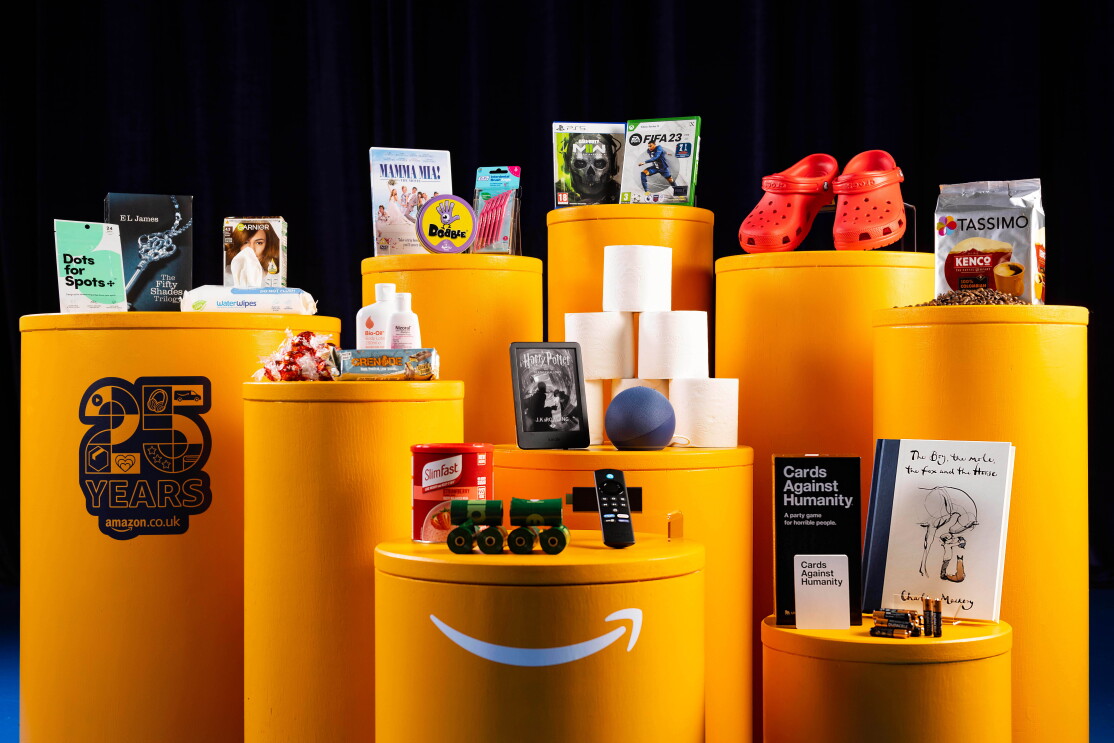 The top 25 popular products on Amazon 
