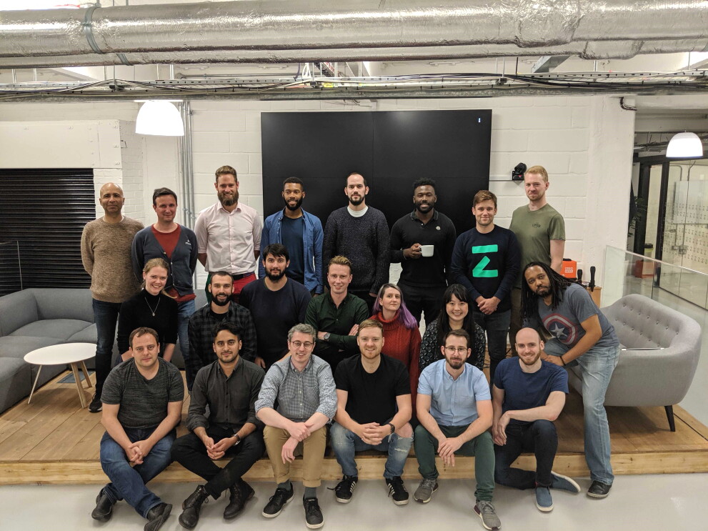 Group photo of the team at Zego offices 