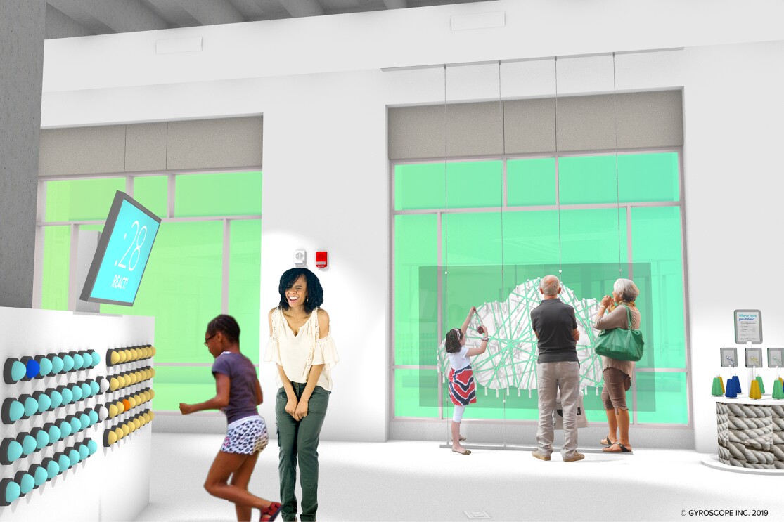 rendering of Data Science Alley at the D.C. Science Museum