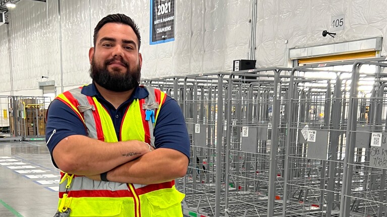 Meet Michael Paniagua, a Warehouse Safety Specialist who is now studying Business with a minor in Psychology thanks to Career Choice.