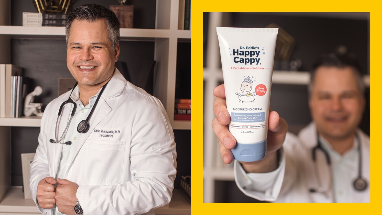 An image of Eddie Valenzuela, CEO of Happy Cappy