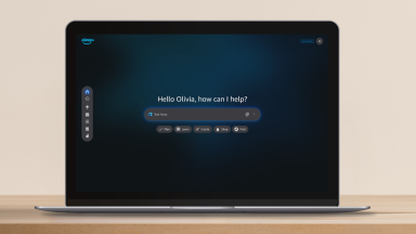 Alexa.com homepage user interface