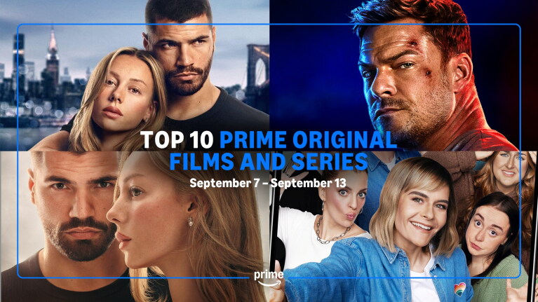 Collage of the most-watched Prime Original films and series from September 7 through 13