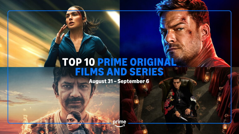 Collage of the most-watched Prime Original films and series from August 31 through September 6